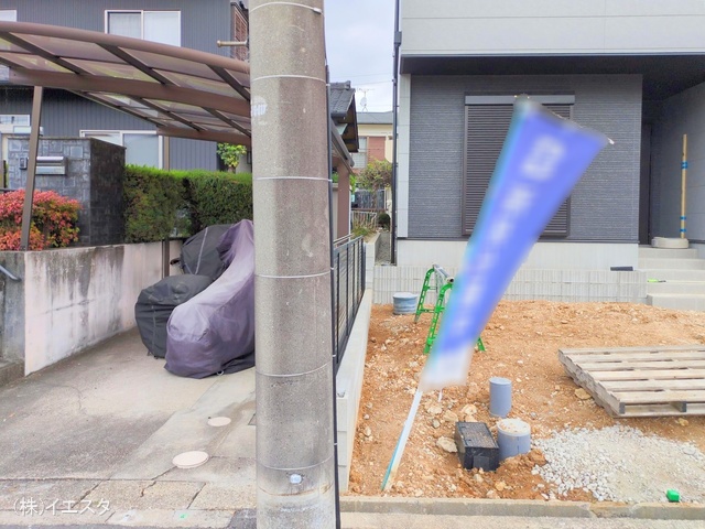 愛知県尾張旭市庄南町１丁目の新築戸建て外構写真 2025年12月2日撮影