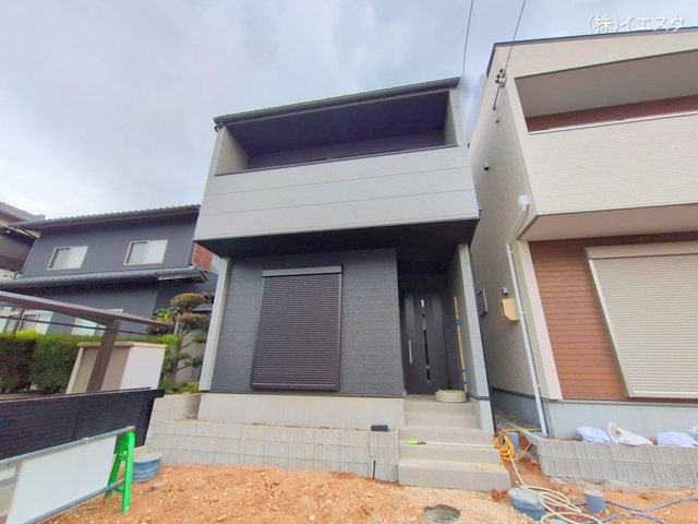 愛知県尾張旭市庄南町１丁目の新築戸建て外構写真 2025年12月2日撮影