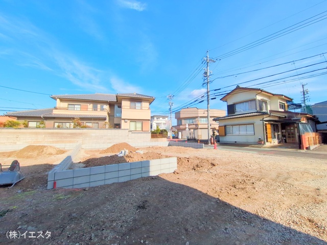 愛知県春日井市坂下町２丁目の新築戸建て更地・土地写真 2025年12月9日撮影