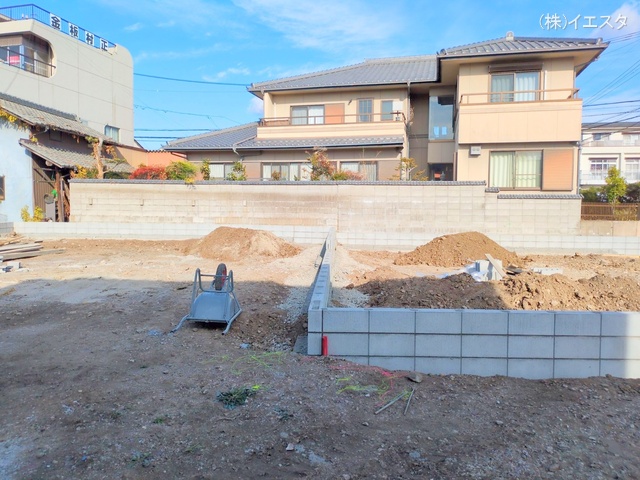愛知県春日井市坂下町２丁目の新築戸建て更地・土地写真 2025年12月9日撮影