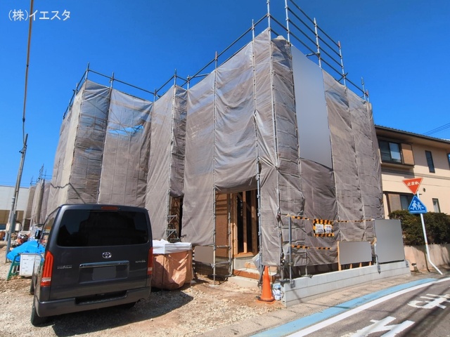 愛知県春日井市坂下町２丁目の新築戸建て上棟写真 2026年3月4日撮影