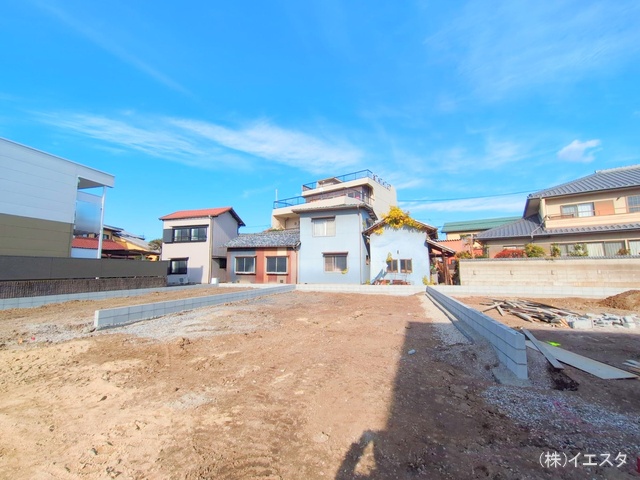 愛知県春日井市坂下町２丁目の新築戸建て更地・土地写真 2025年12月9日撮影