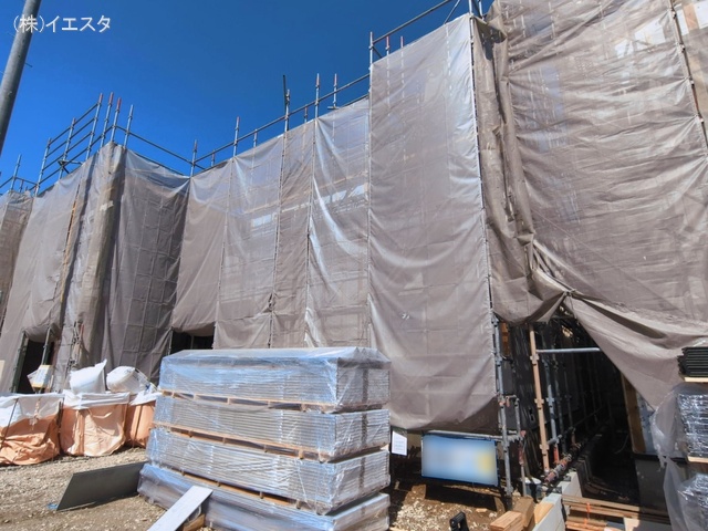 愛知県春日井市坂下町2丁目の新築戸建てシート写真 2026年3月4日撮影