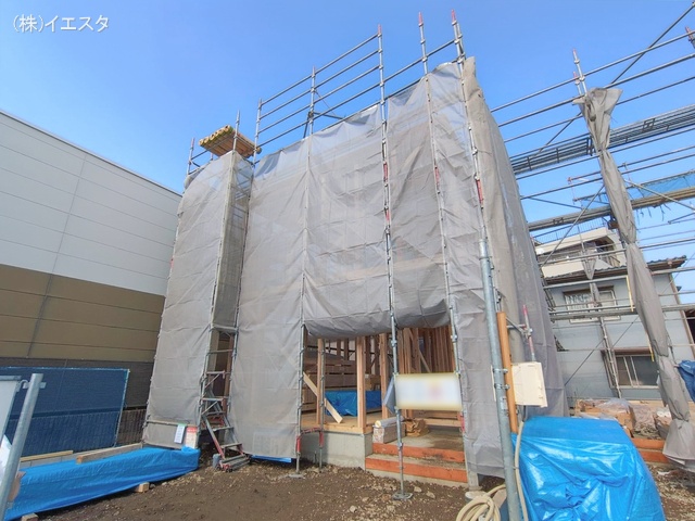 愛知県春日井市坂下町２丁目の新築戸建て上棟写真 2026年2月11日撮影