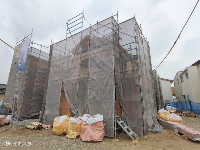 愛知県尾張旭市旭前町１丁目の新築戸建て上棟写真 2026年2月26日撮影