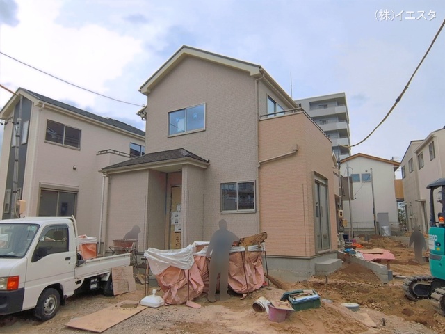 愛知県尾張旭市旭前町１丁目の新築戸建て外構写真 2026年4月8日撮影