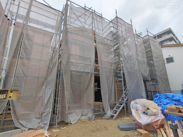 愛知県尾張旭市旭前町１丁目の新築戸建て上棟写真 2026年2月26日撮影