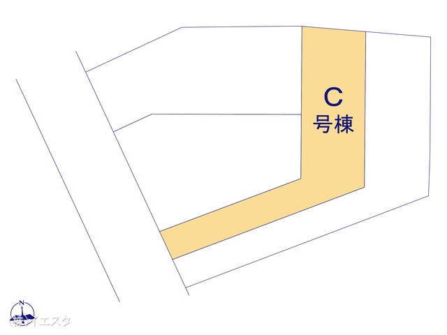 愛知県尾張旭市旭前町１丁目の新築戸建て全体区画図 ※図面と異なる場合は現況を優先