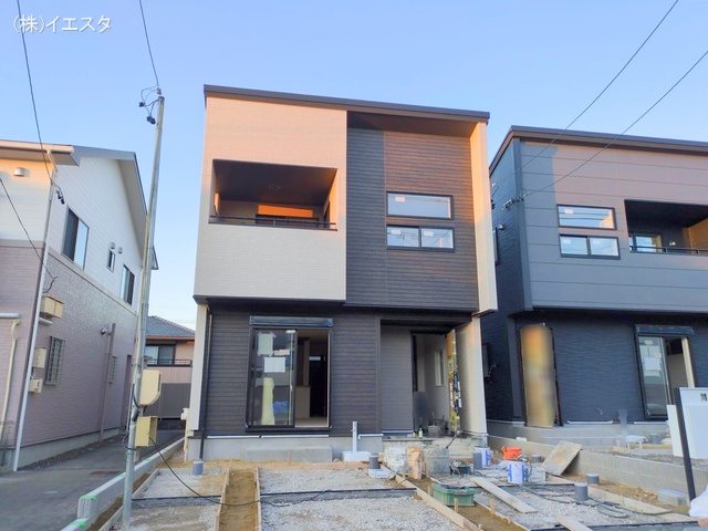 愛知県瀬戸市さつき台２丁目の新築戸建て外構写真 2025年12月14日撮影