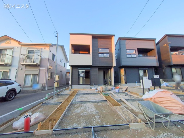 愛知県瀬戸市さつき台２丁目の新築戸建て外構写真 2025年12月14日撮影