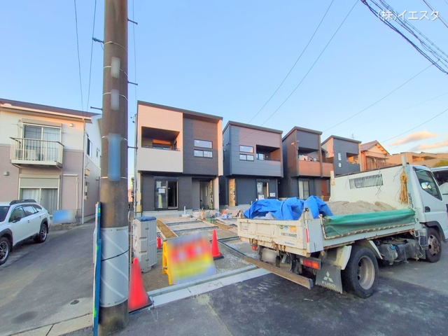 愛知県瀬戸市さつき台２丁目の新築戸建て外構写真 2025年12月14日撮影