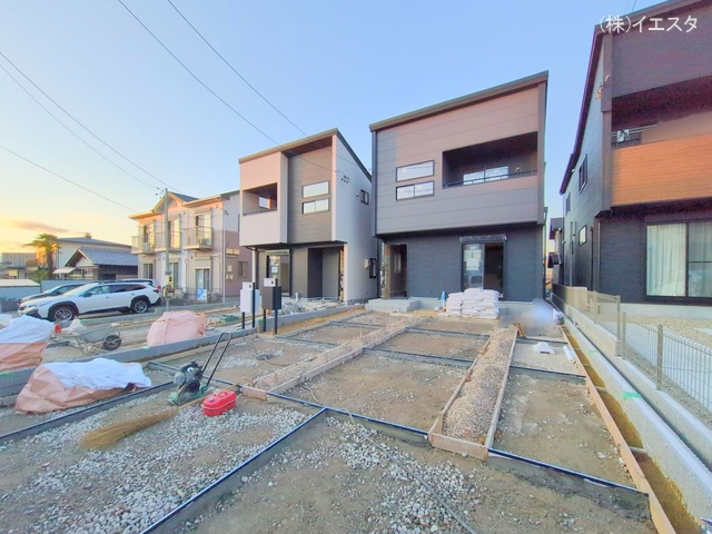 愛知県瀬戸市さつき台2丁目の新築戸建て外構写真 2025年12月14日撮影