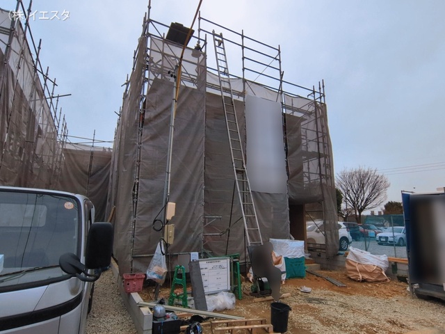 愛知県春日井市西高山町３丁目の新築戸建て上棟写真 2026年3月1日撮影