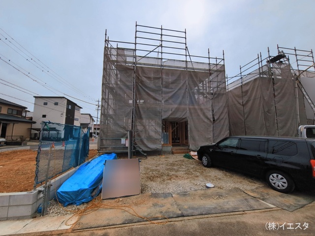 愛知県春日井市西高山町３丁目の新築戸建て上棟写真 2026年3月1日撮影