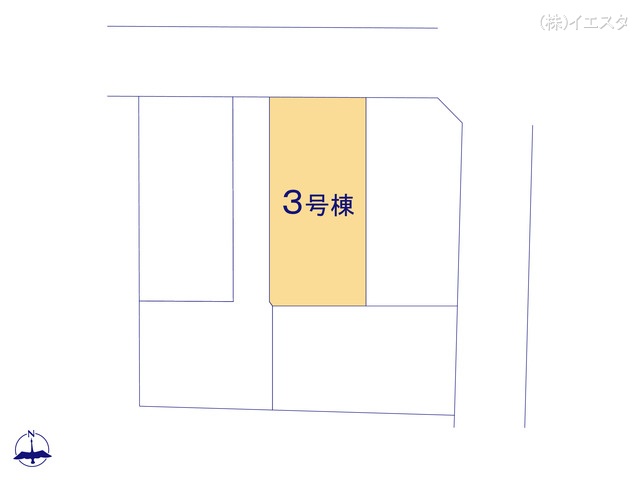 愛知県春日井市西高山町３丁目の新築戸建て全体区画図 ※図面と異なる場合は現況を優先