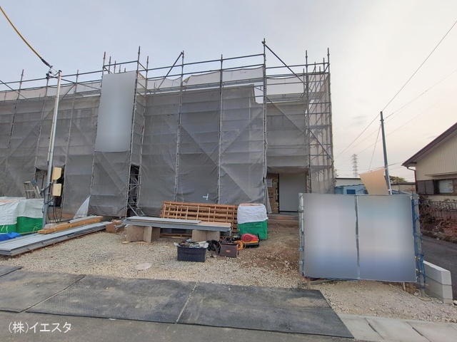 愛知県尾張旭市東印場町二反田の新築戸建てシート写真 2026年2月15日撮影