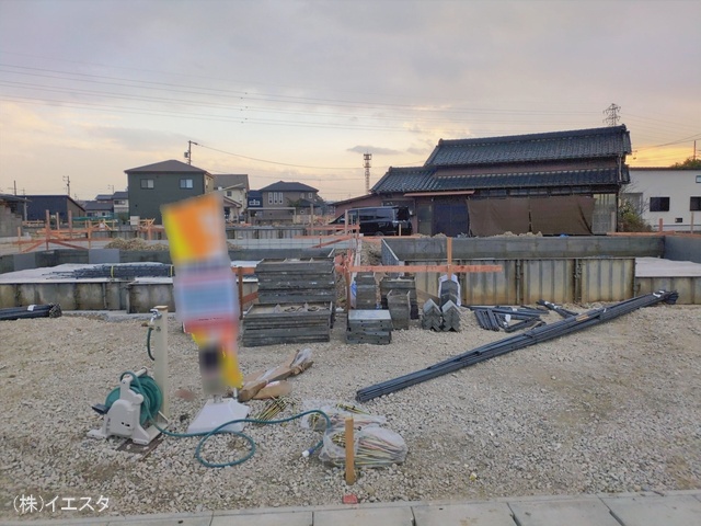 愛知県尾張旭市東印場町二反田の新築戸建て基礎写真 2026年1月4日撮影