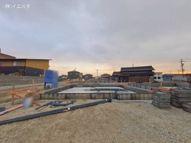 愛知県尾張旭市東印場町二反田の新築戸建て基礎写真 2026年1月4日撮影