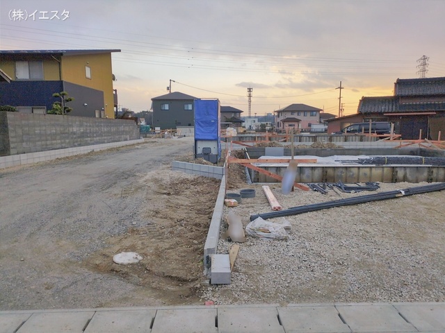 愛知県尾張旭市東印場町二反田の新築戸建て基礎写真 2026年1月4日撮影