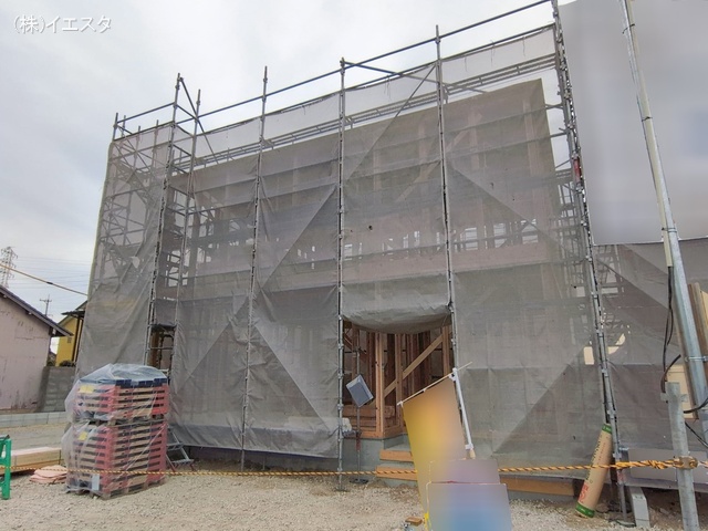 愛知県尾張旭市東印場町二反田の新築戸建て上棟写真 2026年1月26日撮影