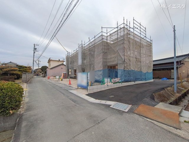 愛知県尾張旭市東印場町二反田の新築戸建て上棟写真 2026年1月26日撮影