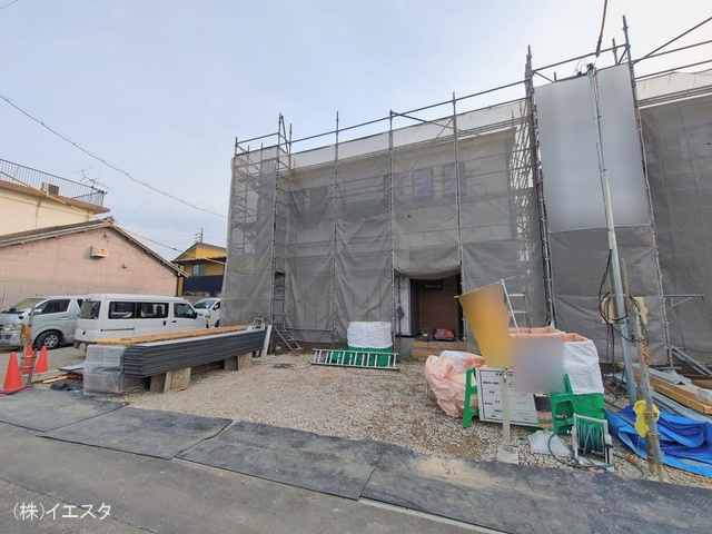 愛知県尾張旭市東印場町二反田の新築戸建てシート写真 2026年2月15日撮影