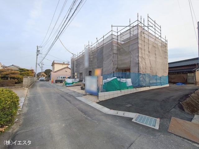 愛知県尾張旭市東印場町二反田の新築戸建てシート写真 2026年2月15日撮影