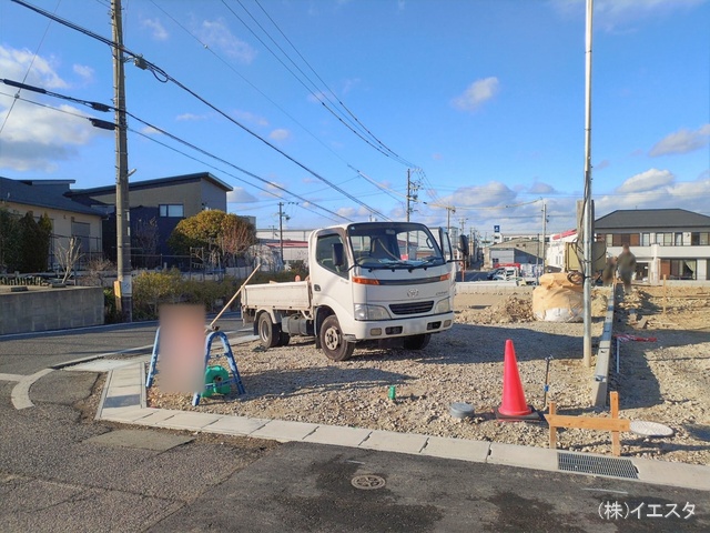 愛知県瀬戸市西寺山町の新築戸建て更地・土地写真 2026年1月22日撮影