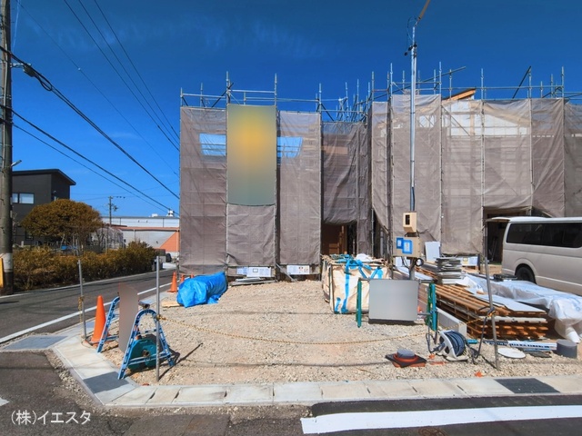 愛知県瀬戸市西寺山町の新築戸建て上棟写真 2026年3月8日撮影