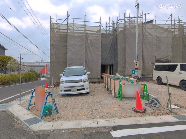 愛知県瀬戸市西寺山町の新築戸建てシート写真 2026年3月24日撮影