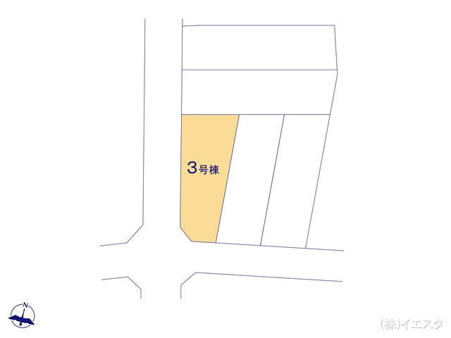 愛知県瀬戸市西寺山町の新築戸建て全体区画図 ※図面と異なる場合は現況を優先