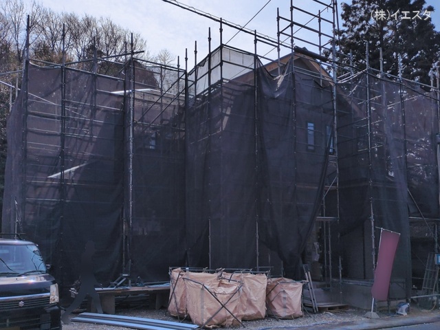 愛知県瀬戸市東拝戸町の新築戸建てシート写真 2026年3月8日撮影