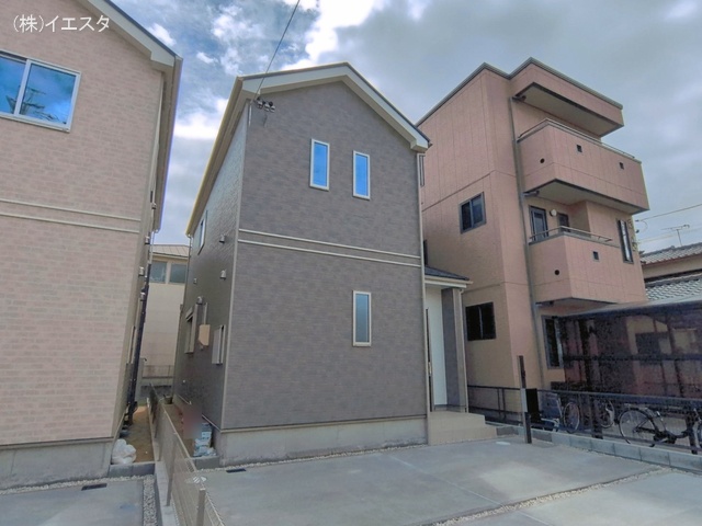 愛知県名古屋市守山区川北町の新築戸建て完成写真 2026年3月25日撮影