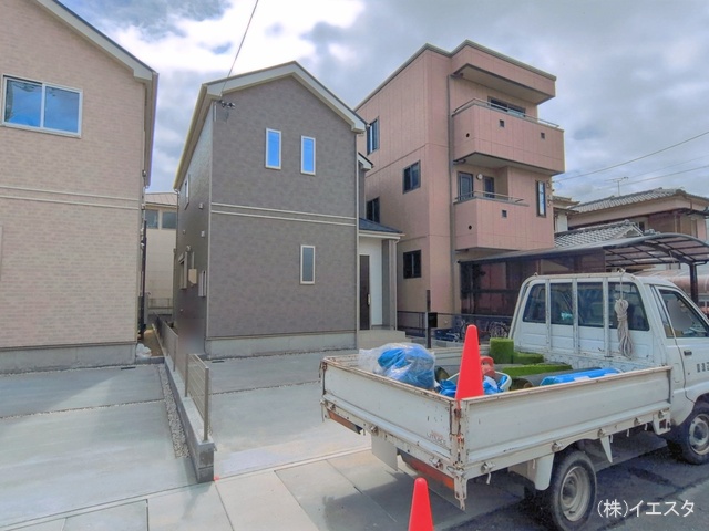 愛知県名古屋市守山区川北町の新築戸建て完成写真 2026年3月25日撮影