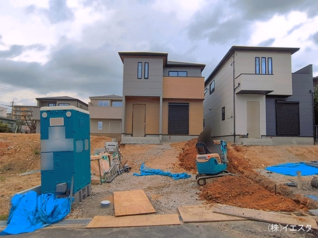 愛知県春日井市高森台7丁目の新築戸建て外構写真 2026年4月8日撮影