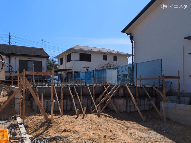 愛知県春日井市高森台5丁目の新築戸建て基礎写真 2026年3月4日撮影