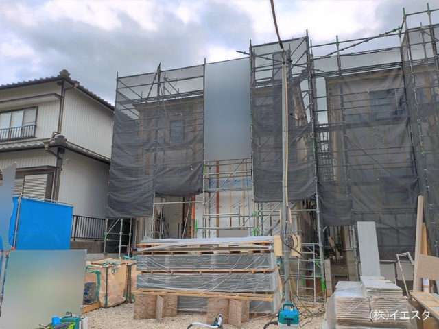 愛知県春日井市高森台5丁目の新築戸建てシート写真 2026年4月8日撮影