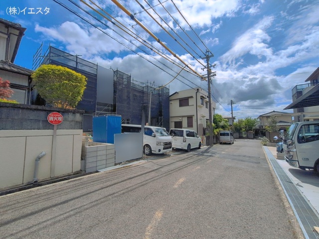 愛知県春日井市高森台5丁目の新築戸建てシート写真 2026年4月26日撮影