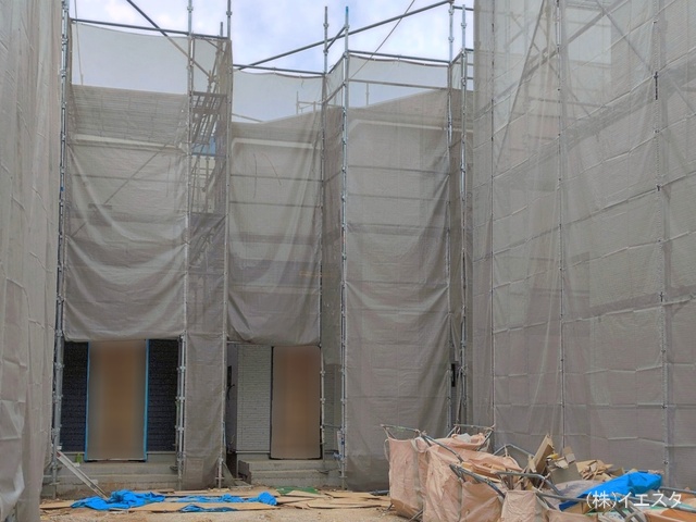 愛知県春日井市八事町1丁目の新築戸建てシート写真 2026年4月14日撮影