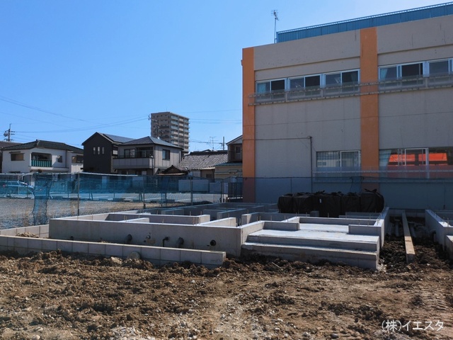 愛知県春日井市八事町１丁目の新築戸建て基礎写真 2026年3月4日撮影