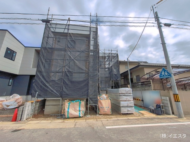 愛知県名古屋市守山区小幡1丁目の新築戸建てシート写真 2026年3月25日撮影