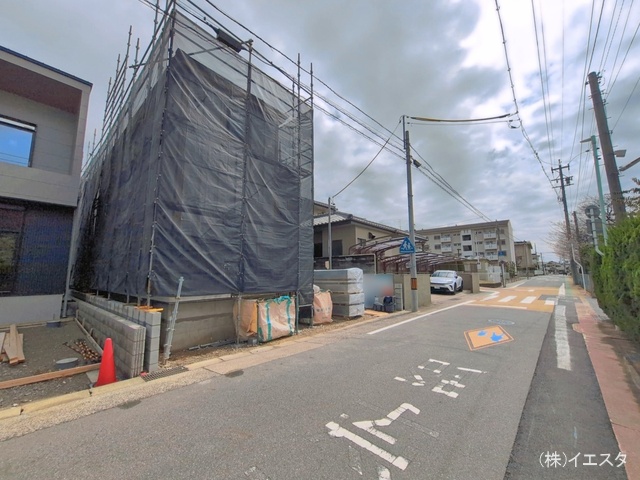愛知県名古屋市守山区小幡1丁目の新築戸建てシート写真 2026年3月25日撮影