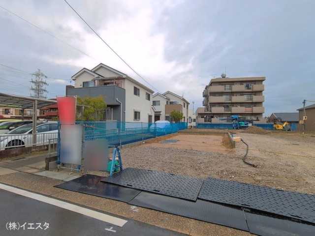 愛知県名古屋市名東区猪子石２丁目の新築戸建て更地・土地写真 2026年3月25日撮影
