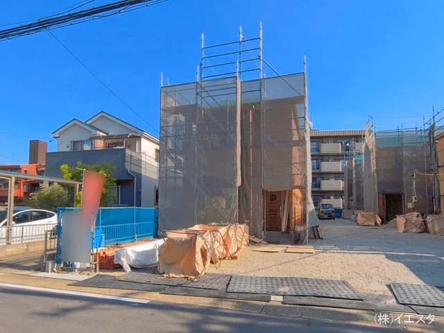 愛知県名古屋市名東区猪子石２丁目の新築戸建て上棟写真 2026年5月18日撮影