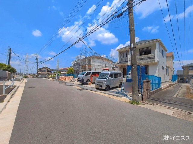 愛知県名古屋市名東区猪子石２丁目の新築戸建て外構写真 2026年6月11日撮影