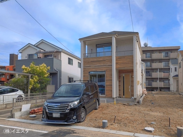 愛知県名古屋市名東区猪子石２丁目の新築戸建て外構写真 2026年6月21日撮影