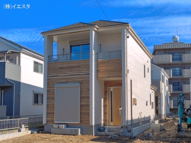 愛知県名古屋市名東区猪子石２丁目の新築戸建て外構写真 2026年7月2日撮影