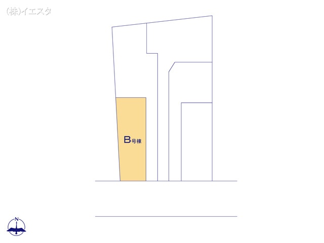 愛知県名古屋市名東区猪子石２丁目の新築戸建て全体区画図 ※図面と異なる場合は現況を優先