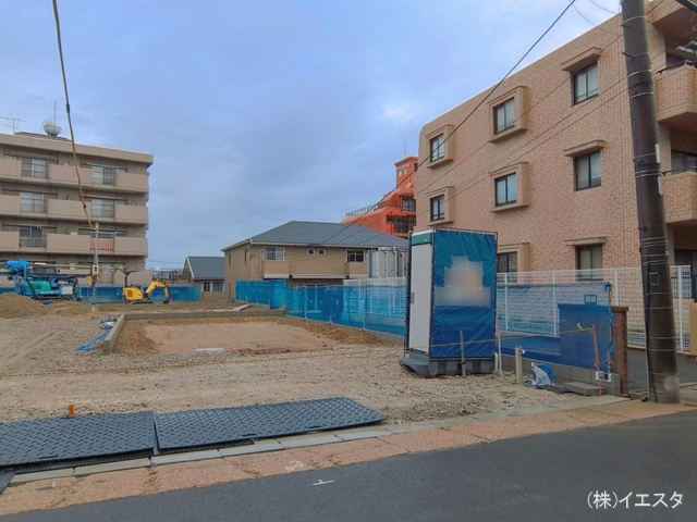 愛知県名古屋市名東区猪子石２丁目の新築戸建て更地・土地写真 2026年3月25日撮影