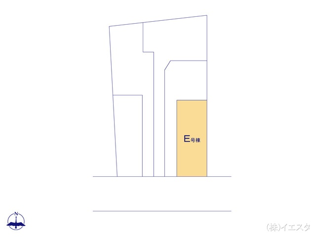 愛知県名古屋市名東区猪子石2丁目の新築戸建て全体区画図 ※図面と異なる場合は現況を優先